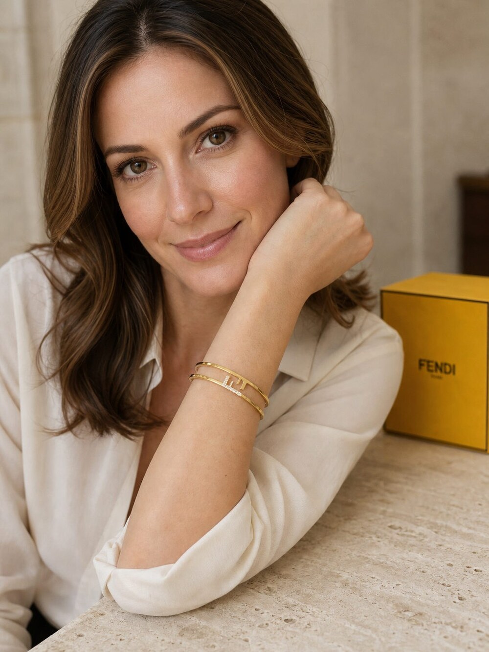 Fendi Modern Designer Bracelet Style 2 | New with Box - Picture 9 of 9